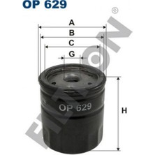 Filtron Yağ Filtresi Ford Orion 1.4 71HP 07/90-07/93 18051