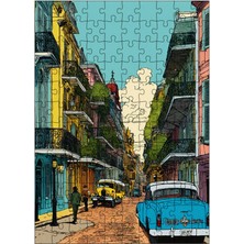 Karizma Tablo Ahşap Mdf Puzzle Yapboz Sokaktan Bir Kare 120 Parça 25*35 cm