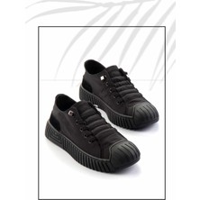 Siyah Kumaş   Kadın Sneaker K01175127404