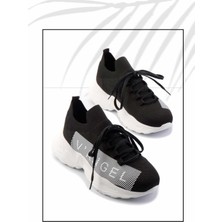 Siyah Triko   Kadın Sneaker K01120100182