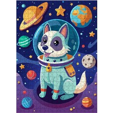 Ekart Ahşap Mdf Puzzle Yapboz Astro Köpek 500 Parça 50*70 cm