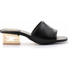 Bambi Kadın Terlik Siyah Renk Tekstil Malzeme ile Rahat Günlük Kullanım İçin Tasarlandı