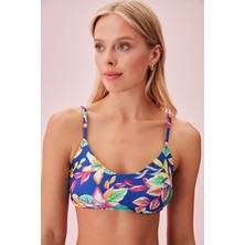 Suwen Düz Bralet Bikini Üst
