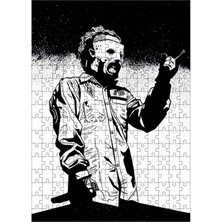 Ekart Ahşap Mdf Puzzle Yapboz Slipknot Corey Taylor 255 Parça 35*50 cm