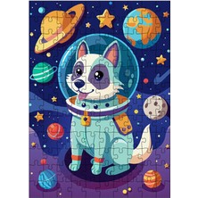 Ekart Ahşap Mdf Puzzle Yapboz Astro Köpek 120 Parça 25*35 cm