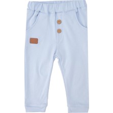 Bebelop Unisex Bebek Bel Lastikli Cepli Tek Alt Eşofman Altı Penye