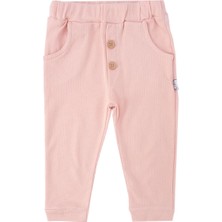 Bebelop Unisex Bebek Bel Lastikli Raporlu Cepli Tek Alt Eşofman Altı