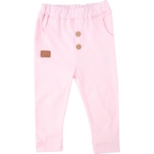 Bebelop Unisex Bebek Bel Lastikli Cepli Tek Alt Eşofman Altı Penye