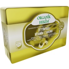 Organik Hekim Zeytinyağlı E Vitamini Bitkisel Değerli Yağ Vegan Sabunu 140 Gram