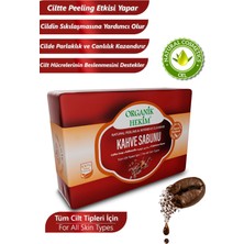 Organik Hekim Kahve Özlü Sabun Coffee Extract Soap Kahve Sabunu 140 Gram