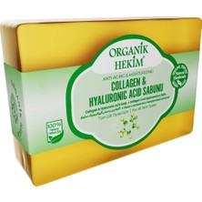 Organik Hekim Doğal Peeling Etkili Yaşlanma Karşıtı Yoğun Nemlendirici Kolajen - Hyaluronic Sabunu 140 gr