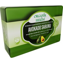 Organik Hekim Nemlendirici Etkili Avokado Doğal Katı Sabun - 140 gr