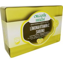 Organik Hekim Limon Yüksek Vitamin C Sabunu Sebum Dengeleyici Canlandırıcı Sabun 140 Gram