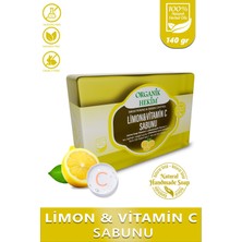 Organik Hekim Limon Yüksek Vitamin C Sabunu Sebum Dengeleyici Canlandırıcı Sabun 140 Gram