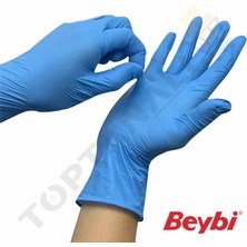 Beybi Nitril Strong Pudrasız Muayene Eldiveni - 5 Paket (100'lük Kutu)