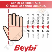 Beybi Nitril Strong Pudrasız Muayene Eldiveni - 5 Paket (100'lük Kutu)