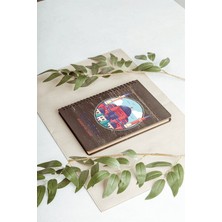 Saltan Art Istanbul Ayasofya Camii Şehir Tasarım Ahşap Kapaklı Defter Kraft Kağıt Özel Tasarım