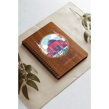 Saltan Art Istanbul Ayasofya Camii Şehir Tasarım Ahşap Kapaklı Defter Kraft Kağıt Özel Tasarım