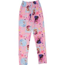 Bebelop Kız Çocuk Beli Lastikli Dijital Baskılı Elsa Tayt