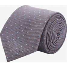 ALTINYILDIZ CLASSICS Erkek Gri-Mavi Desenli Kravat