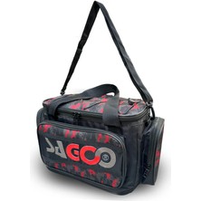 Sagoo Tackle Bag Red Camo Balıkçı Malzeme Çantası