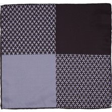 ALTINYILDIZ CLASSICS Erkek Siyah-Gri Desenli Mendil