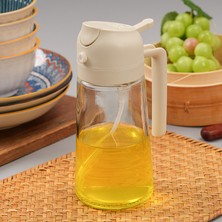 Ethel1 Püskürtme Bir Arada Şeffaf Cam Yağdanlık Ikisi Bir Arada Mutfak Ev Soya Sosu ve Sirke Çeşni Şişesi (Yurt Dışından)