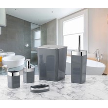 Altıntepe Dante Akrilik 5'li Banyo Seti Gri