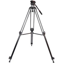 Pdx Tatsujin 0508B Pro Broadcas Video Kameralar Için Yüksek Kalite Video Tripod 190CM