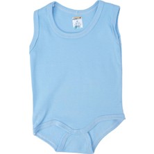 Bebelop Unisex Bebek Çocuk Kolsuz Askılı Çıtçıtlı Body Zıbın Badi