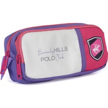Beverly Hills Polo Club BHPC75606 Mor Pembe Unisex Çift Bölmeli Kalemlik Kalem Kutusu