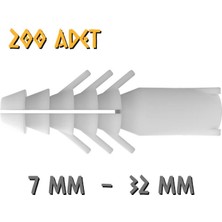 Made Standart Plastik Dübel - No: 7 - 200 Adet