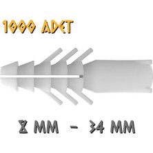 Made Standart Plastik Dübel - No: 8 - 1000 Adet