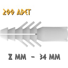 Made Standart Plastik Dübel - No: 8 - 200 Adet