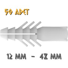 Made Standart Plastik Dübel - No: 12 - 50 Adet