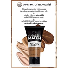 Avon Flawless Match Natural Likit Fondöten SPF20 30 ml Sun Beige 320 gr