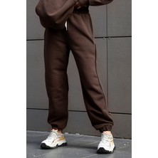 Yakamel Kadın 3 Iplik Jogger Paçası Lastikli Eşofman Altı