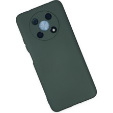 Newface Huawei Nova Y90 Kılıf Nano Içi Kadife  Silikon - Koyu Yeşil 24051