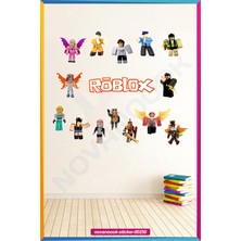 Nova Noook Roblox Karakterleri Cam Duvar Sticker (STICKER-00250)