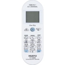 Tunex Klima Akilli 6000 Model Kumanda HAR175 TR-050