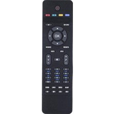 Tunex Vestel Return Tuşlu LED Tv Kumanda HOB2350 TR-212