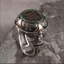 Vogutima Islam Usta Tasarımı Osmanlı Devleti Arması Erkek Yüzük