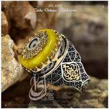 Vogutima Islam Usta Tasarımı Efsunkar Gümüş Erkek Yüzük