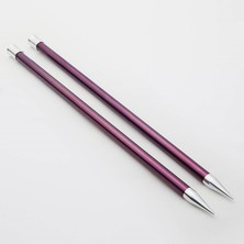 KnitPro Zing 35 cm Renkli Metal Örgü Şişi Hafif Alüminyum Yapı ile Pürüzsüz Kullanım