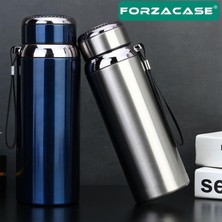 Forzacase Paslanmaz Çelik 1 Litre 12 Saat Sıcak Soğuk Tutan Çay Kahve Su Termosu - FC434