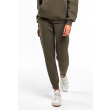 Yakamel Kadın 3 Ip Içi Pamuklu Eşofman Altı