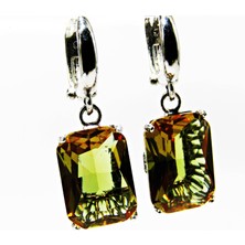 Lilah Gümüş Tr Lilahgümüştr Gümüş Zultanit Baget Taşlı Kadın Küpe