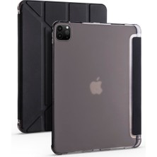 Five-E Apple iPad Pro 11 (2020) 2. Nesil Yatay ve Dikey Standlı Antişok Köşe Korumalı Kalemlikli Origami Slikon Kılıf A2759 A2761  A2435 A2762