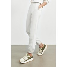 Yakamel Kadın Jogger Lastikli Paça Eşofman Altı