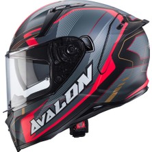 Caberg Avalon x Optıc Mat Black-Grey-Red